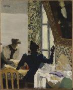 Edouard Vuillard Thread Sweden oil painting artist